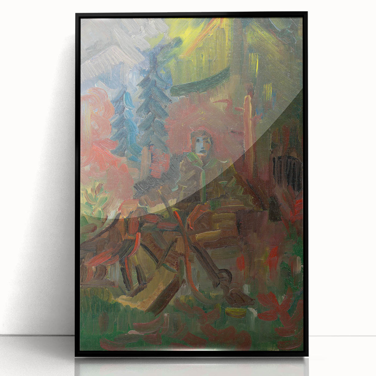 Expressionist Art - Resting Huntsman by Arnold Peter Weisz-Kubínčan