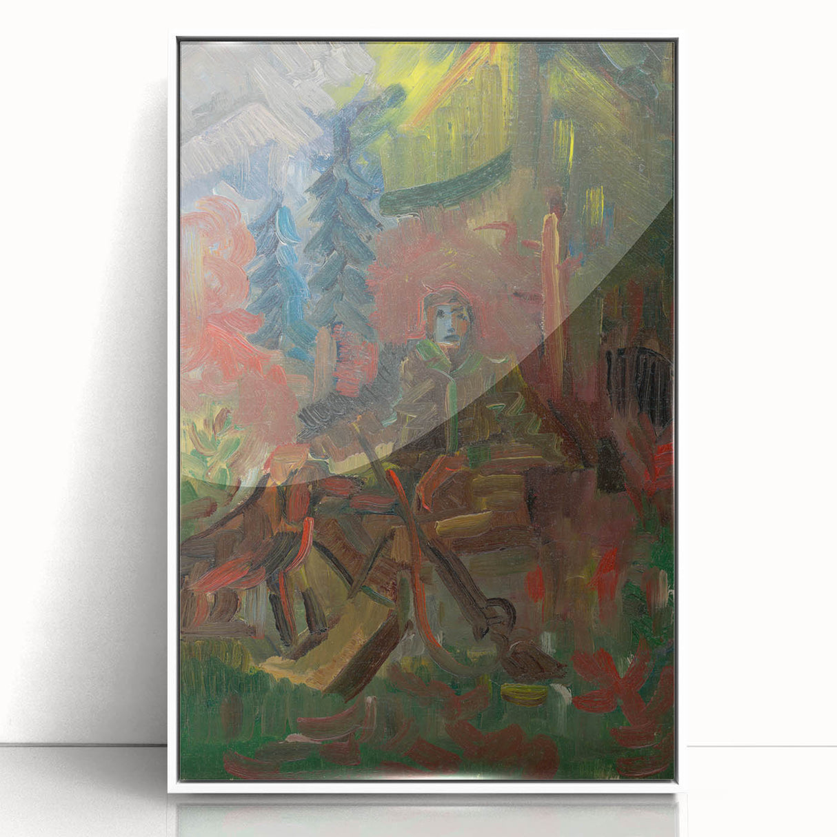 Expressionist Art - Resting Huntsman by Arnold Peter Weisz-Kubínčan