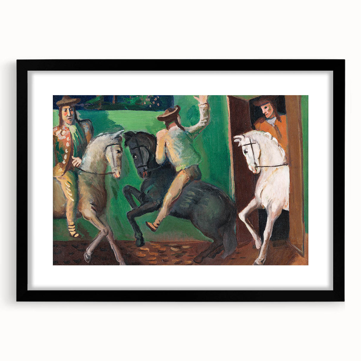 Expressionist Art - Riders on Horses by Cyprián Majerník