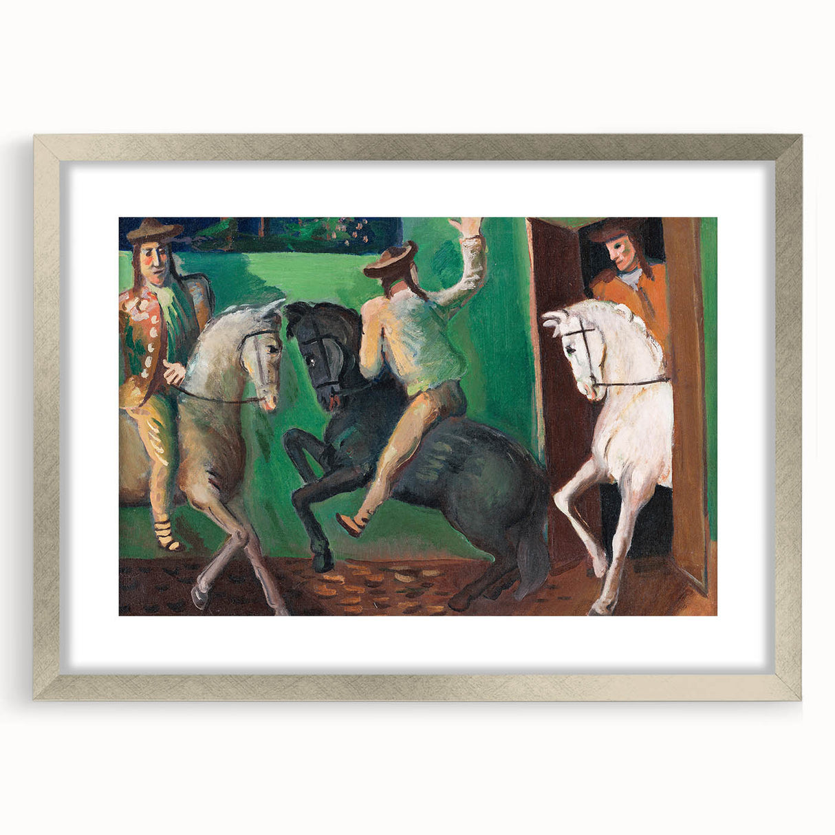 Expressionist Art - Riders on Horses by Cyprián Majerník