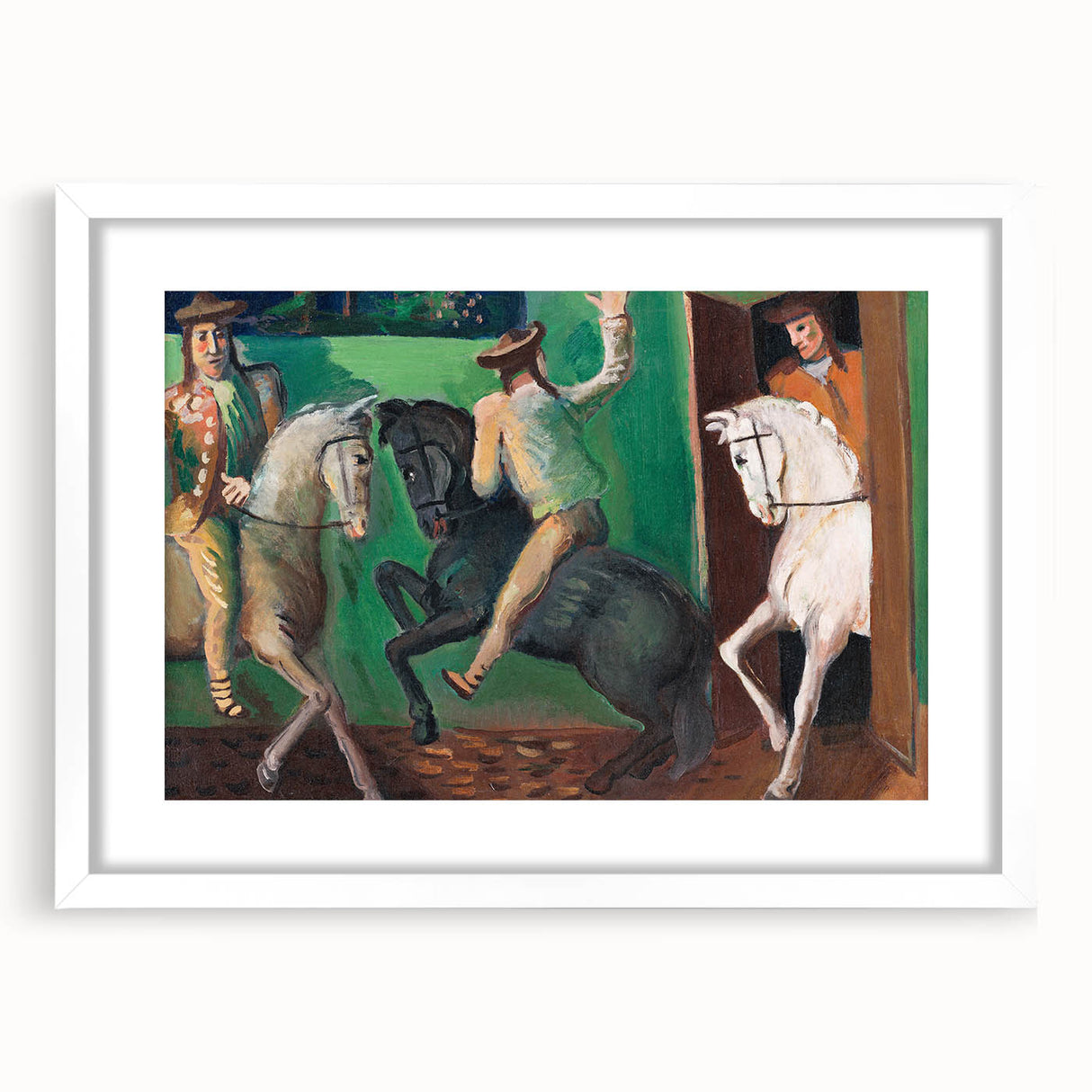 Expressionist Art - Riders on Horses by Cyprián Majerník