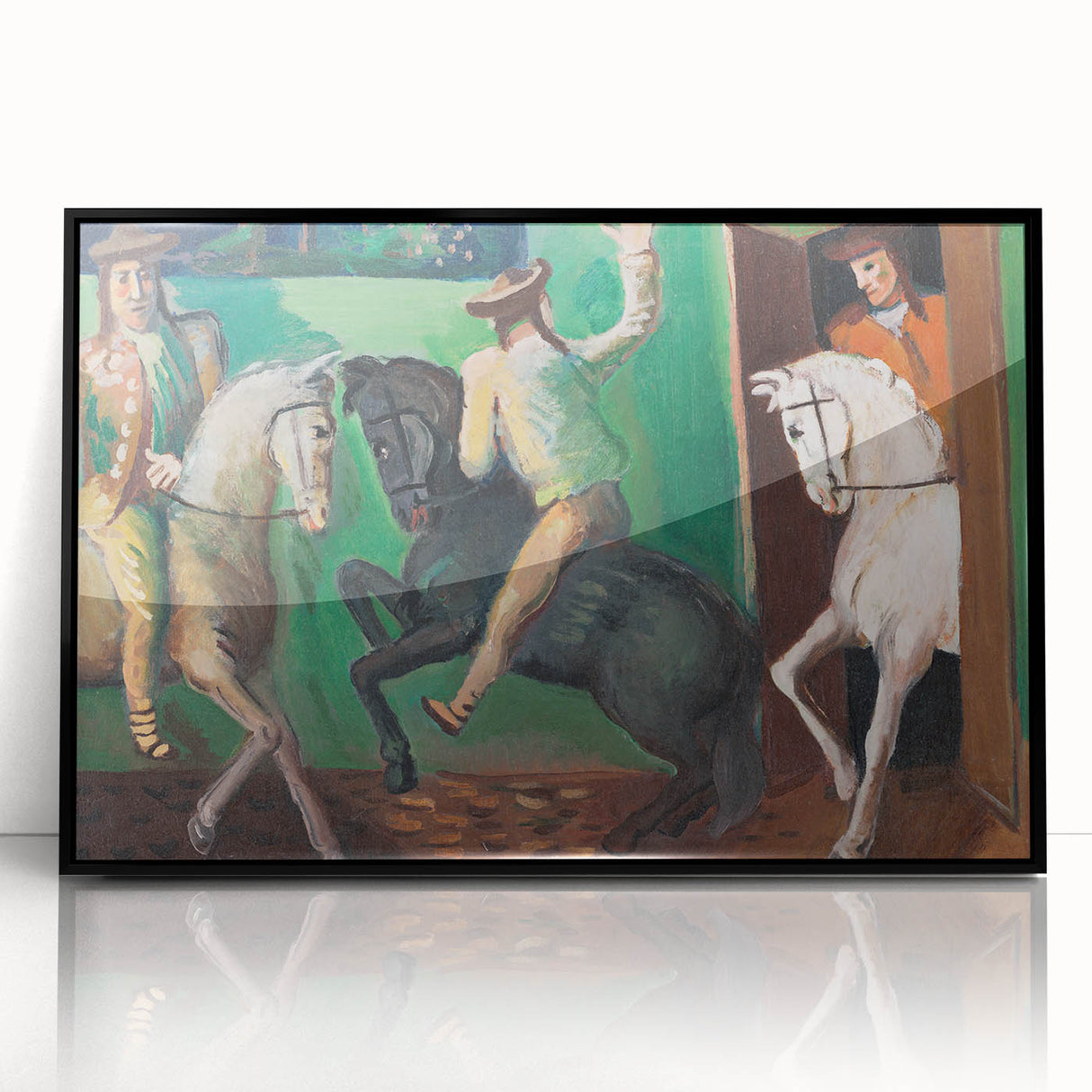 Expressionist Art - Riders on Horses by Cyprián Majerník