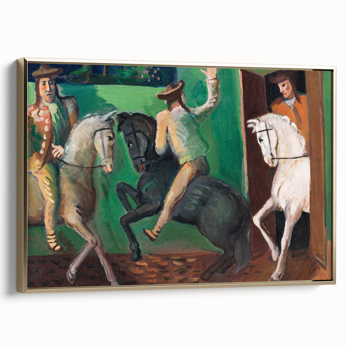 Expressionist Art - Riders on Horses by Cyprián Majerník