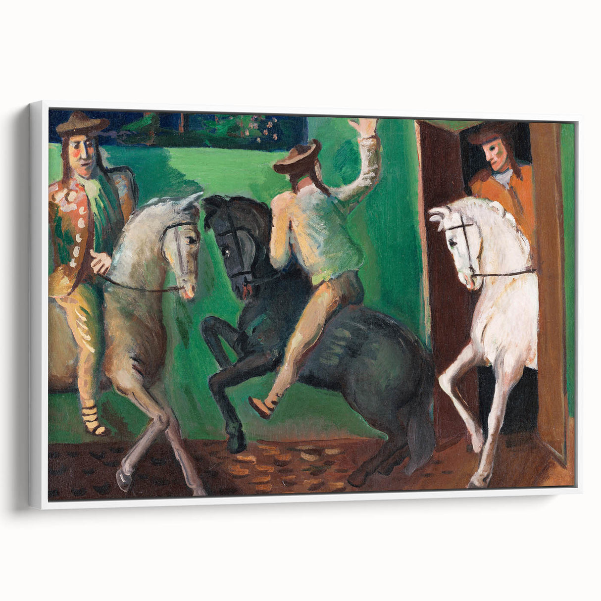 Expressionist Art - Riders on Horses by Cyprián Majerník