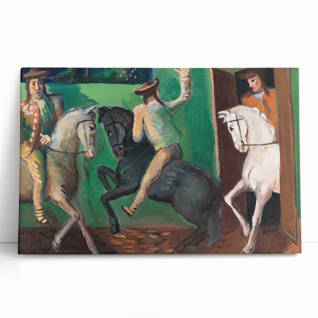 Expressionist Art - Riders on Horses by Cyprián Majerník