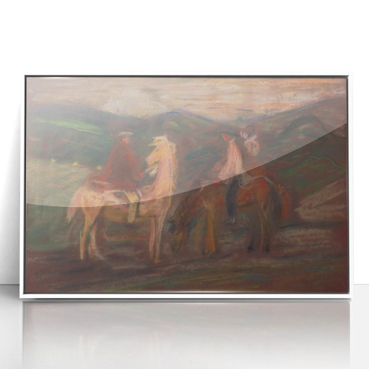 Expressionist Art - Riders by Arnold Peter Weisz-Kubínčan