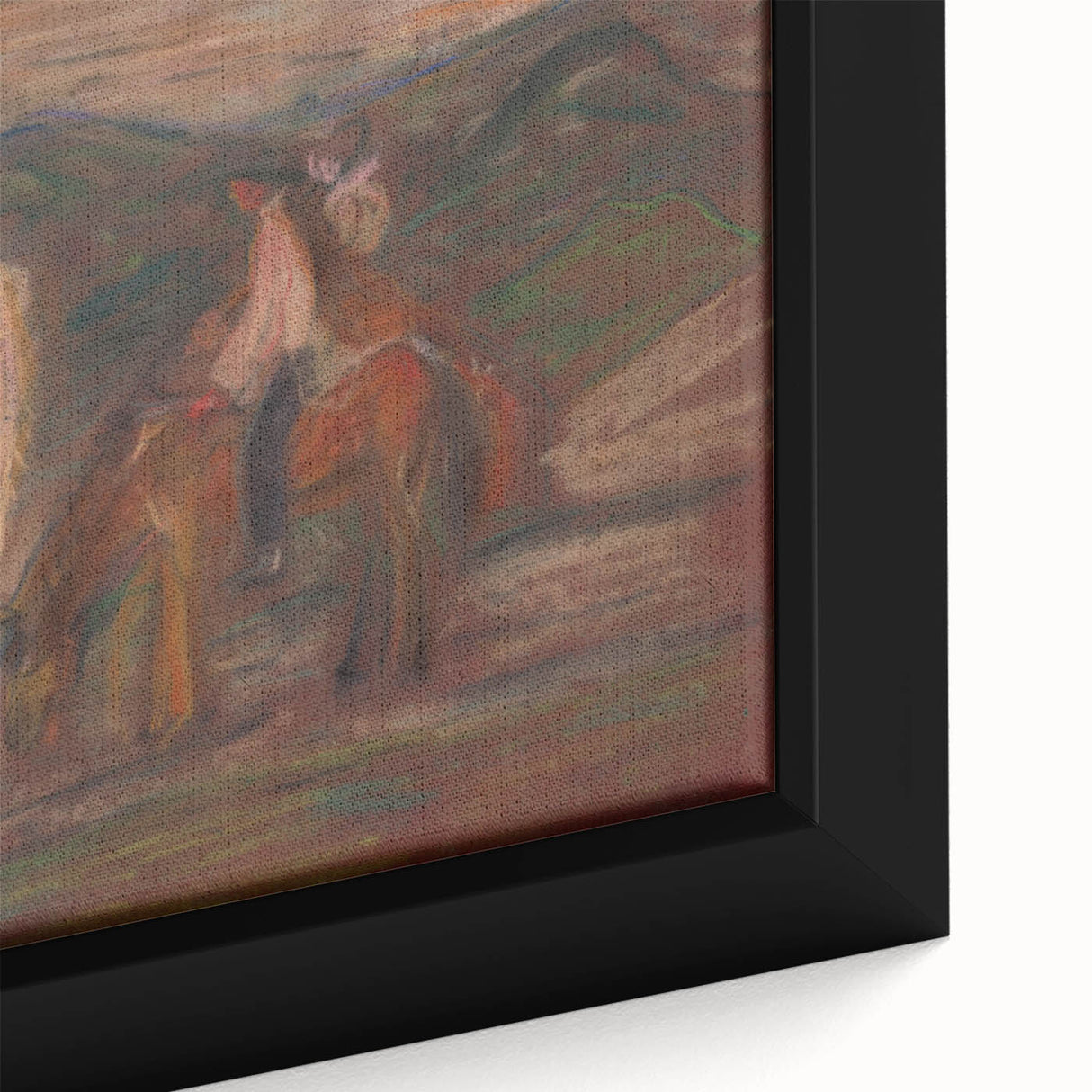 Expressionist Art - Riders by Arnold Peter Weisz-Kubínčan