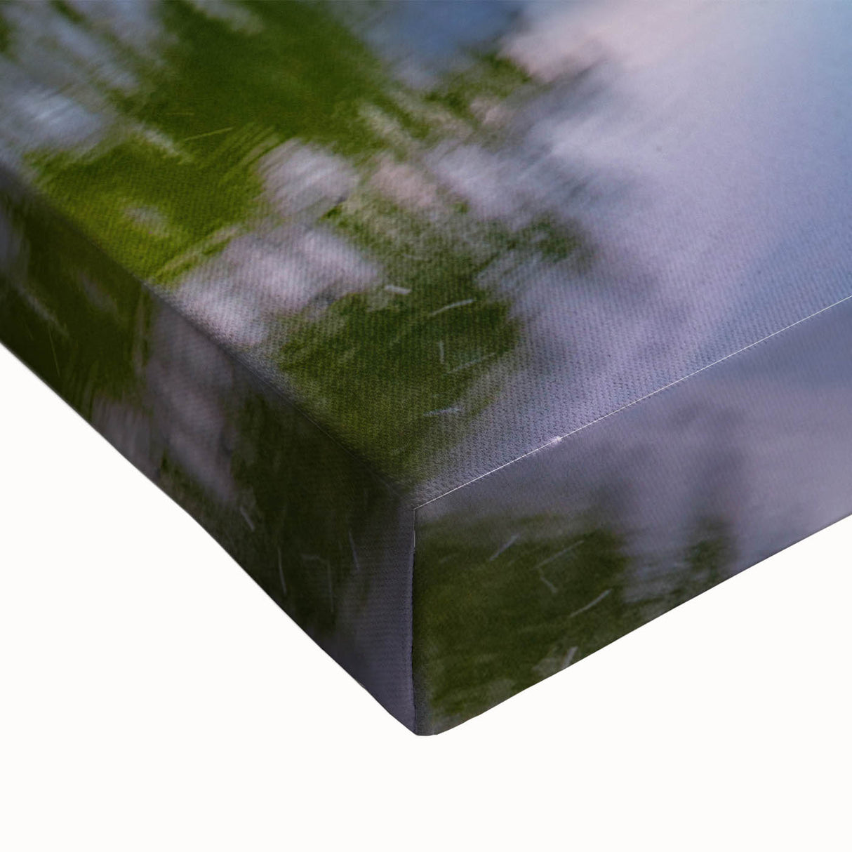 Black and white landscape art painting of a serene Taiwanese scenery on large stretched canvas, ideal for bedroom wall decor.