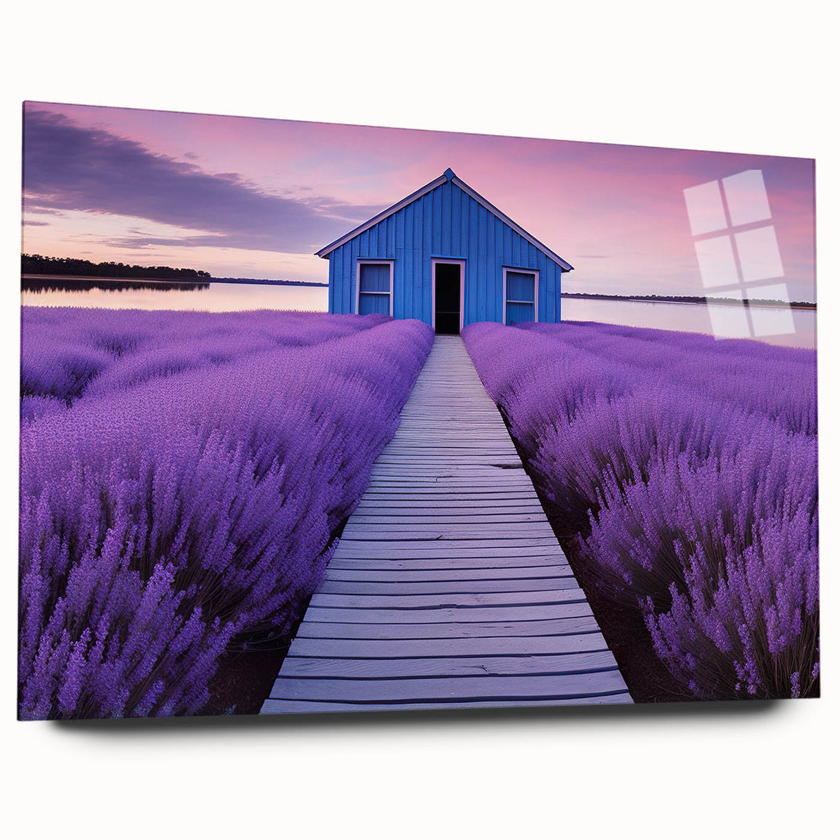 Large abstract wall art of Perth scenery in muted earth tones on acrylic glass, ideal for bedroom or dining room decor.