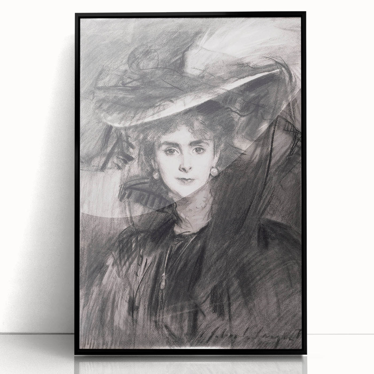 Famous Romantic Era Art - Portrait of the Baroness de Meyer