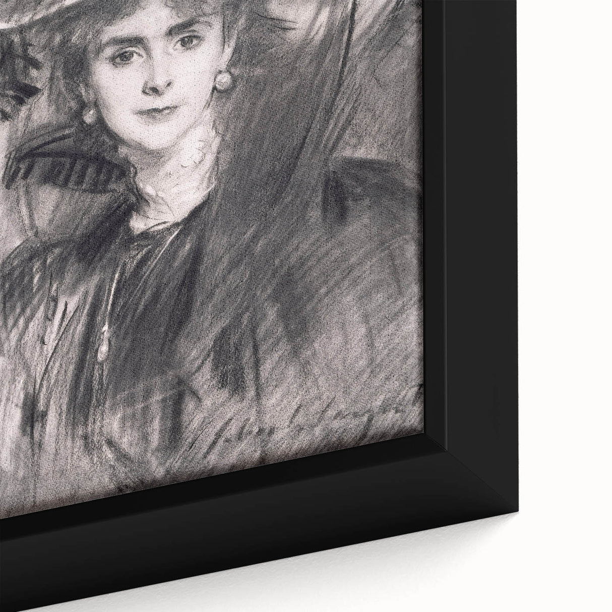 Famous Romantic Era Art - Portrait of the Baroness de Meyer