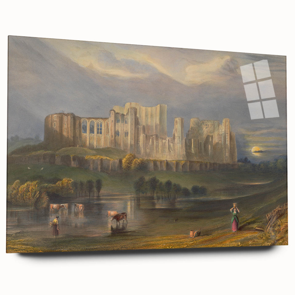 Romanticism Art - Kenilworth Castle Landscape Print