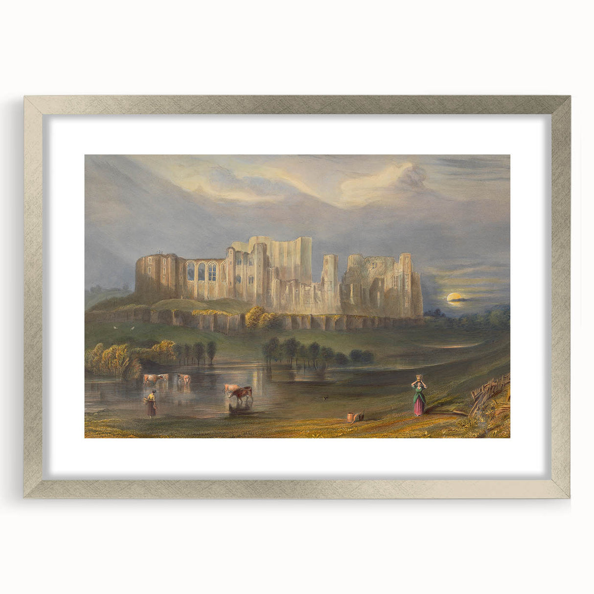 Romanticism Art - Kenilworth Castle Landscape Print