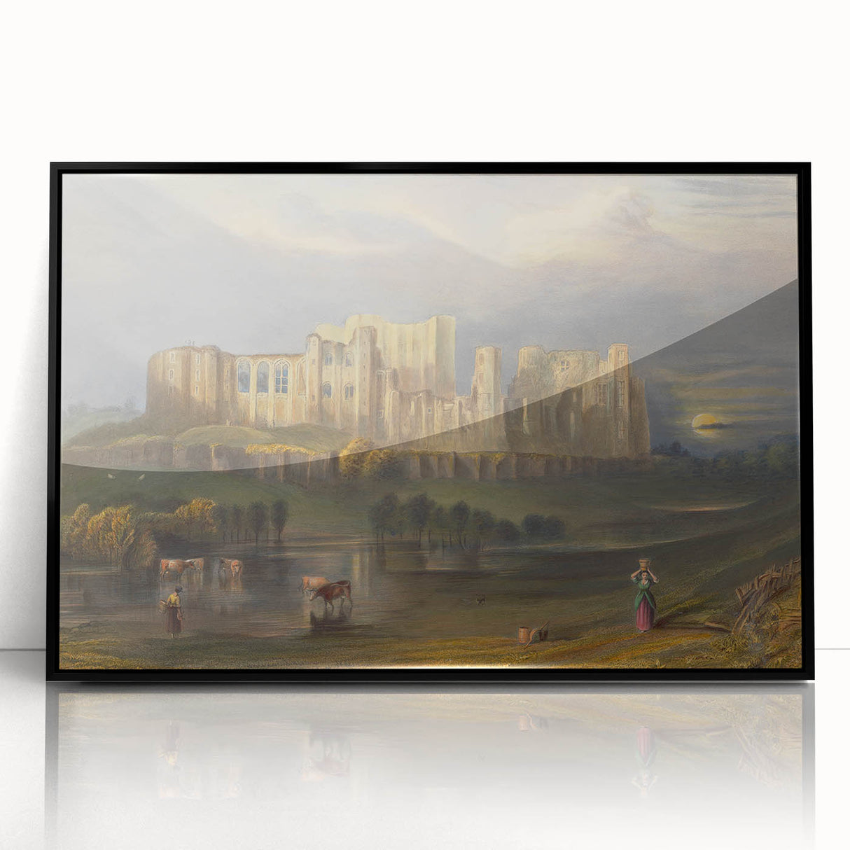 Romanticism Art - Kenilworth Castle Landscape Print