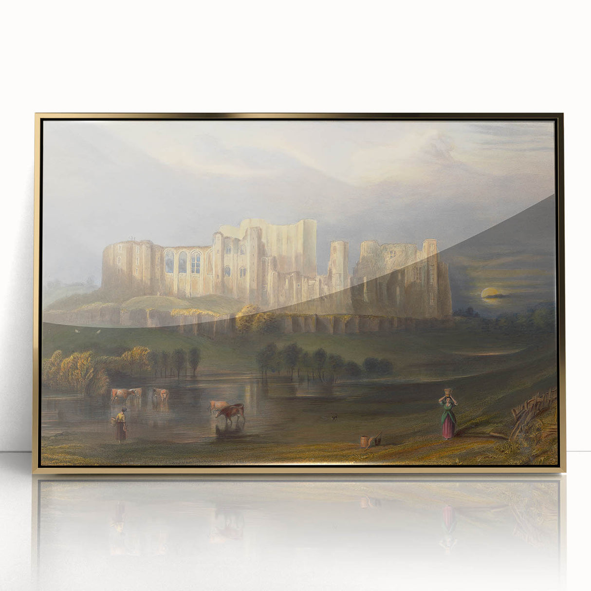 Romanticism Art - Kenilworth Castle Landscape Print