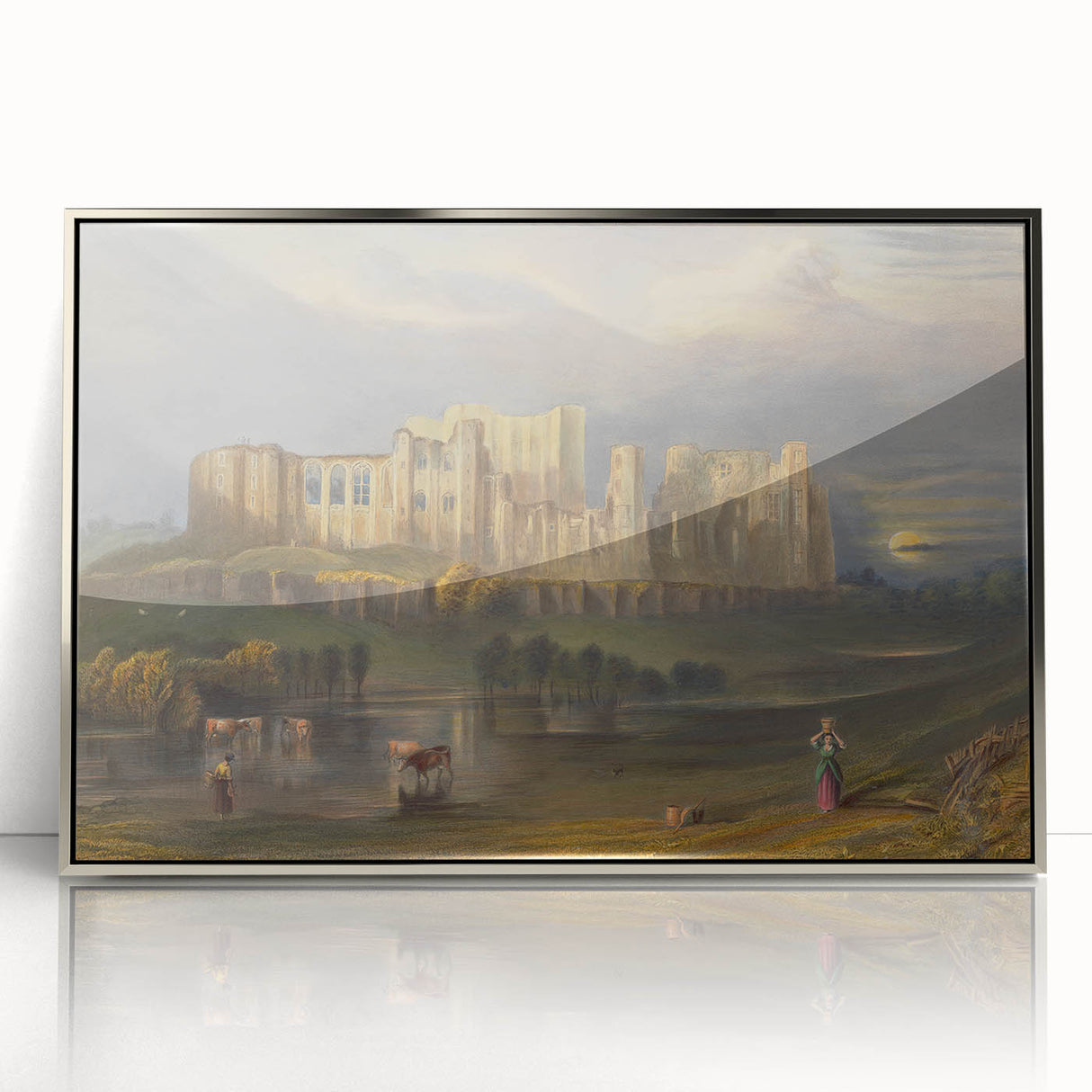 Romanticism Art - Kenilworth Castle Landscape Print