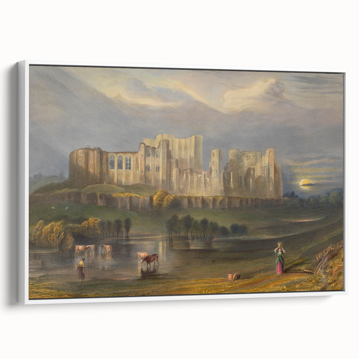 Romanticism Art - Kenilworth Castle Landscape Print