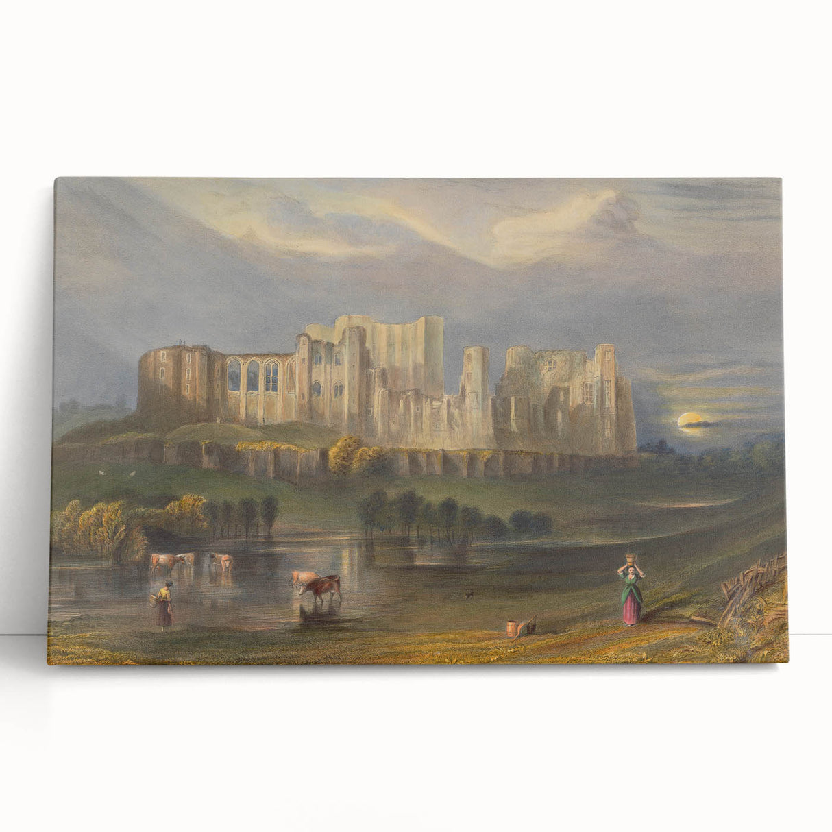 Romanticism Art - Kenilworth Castle Landscape Print