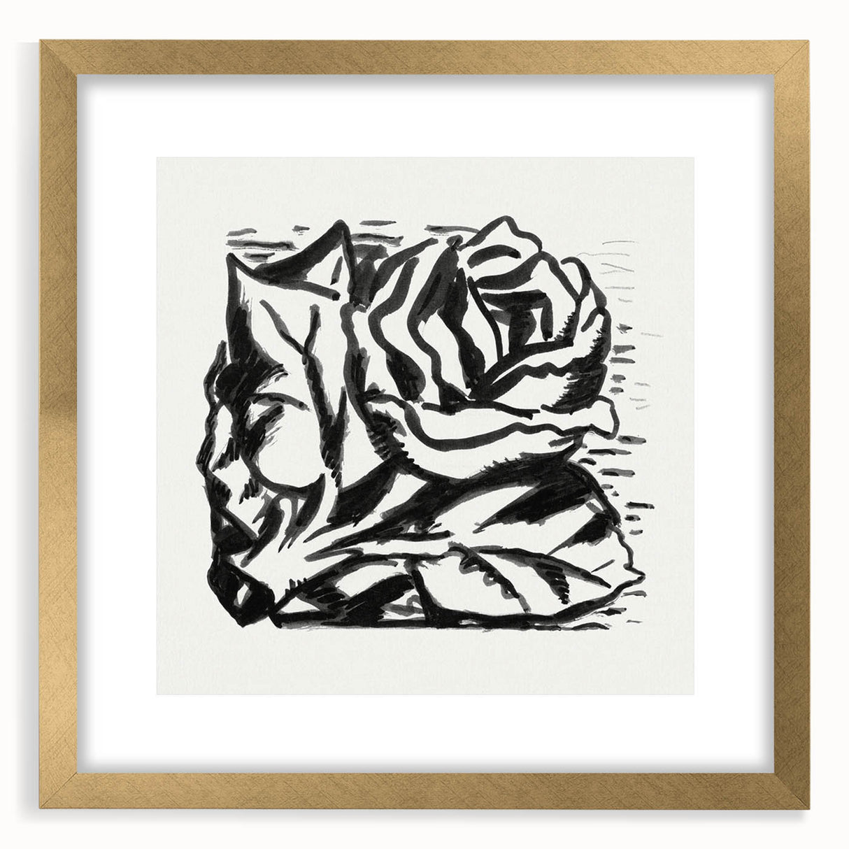 Expressionist Art - Rose by Leo Gestel