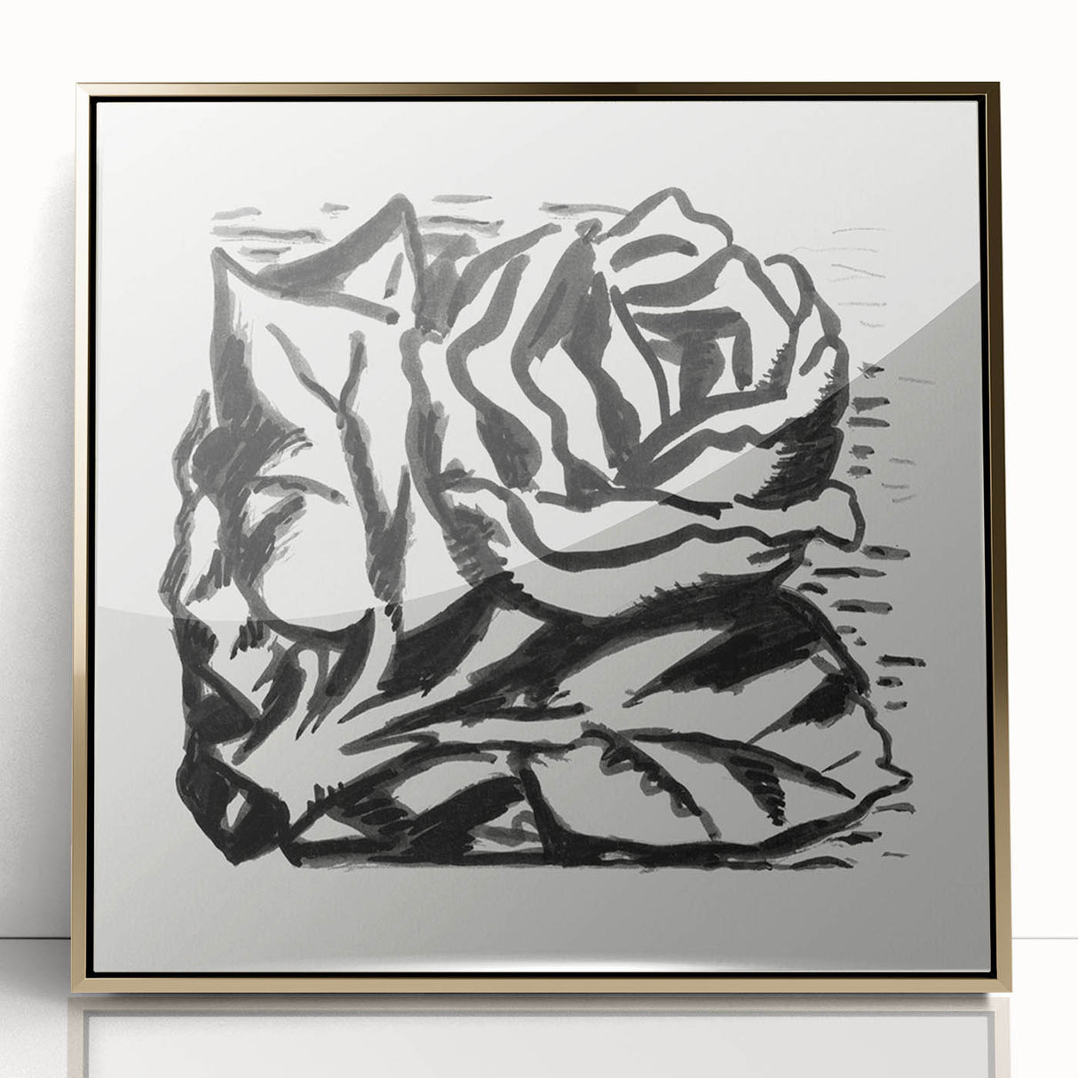 Expressionist Art - Rose by Leo Gestel