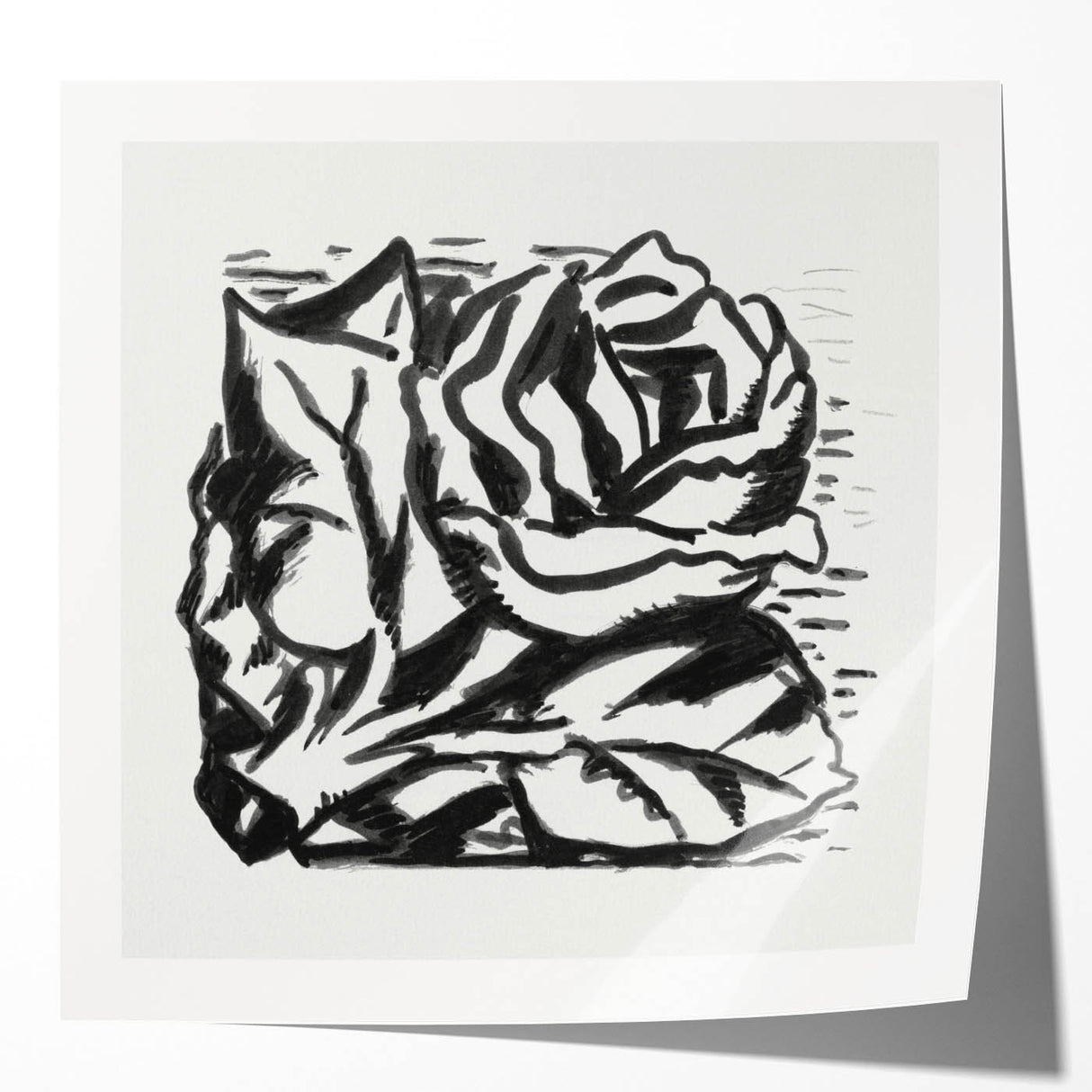 Expressionist Art - Rose by Leo Gestel