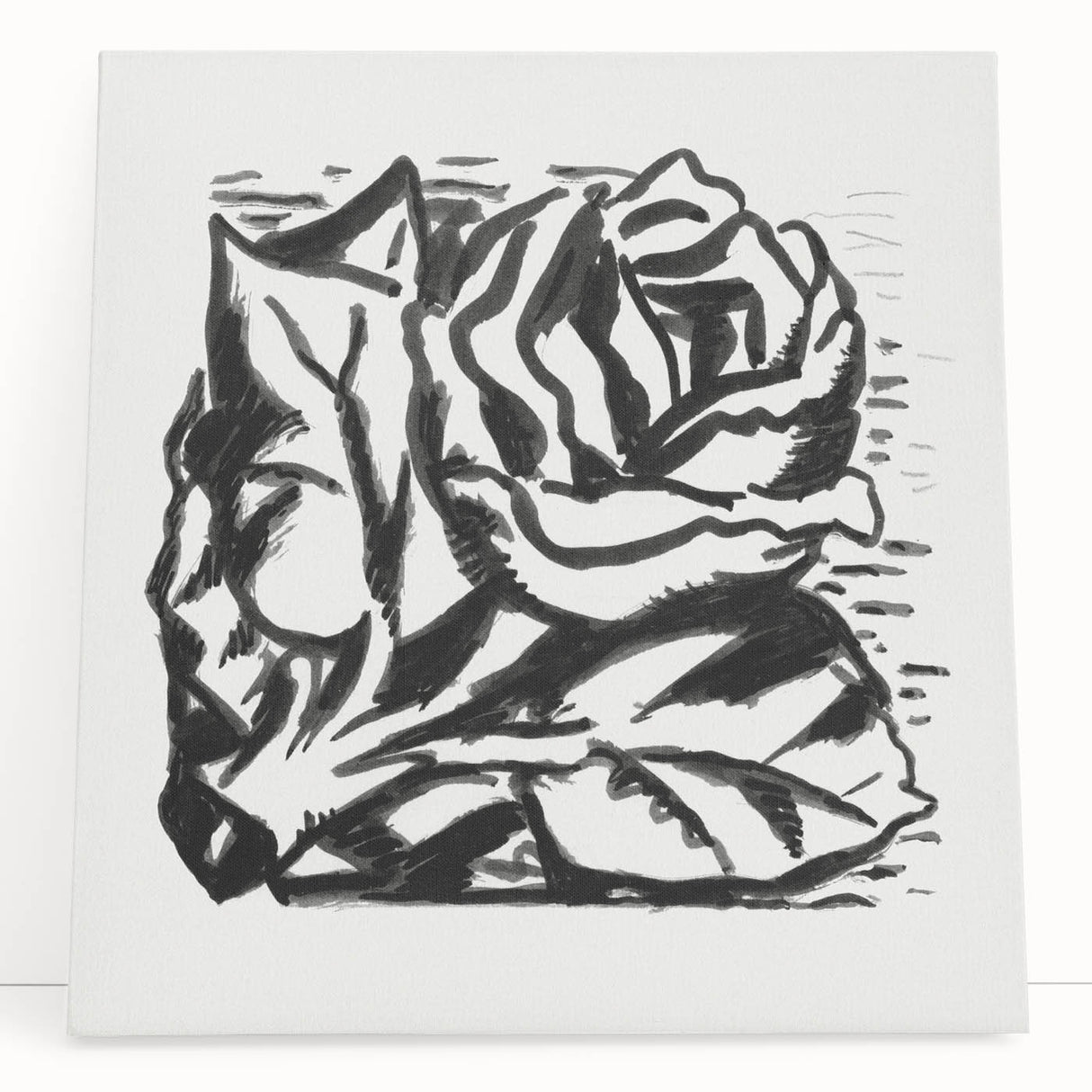 Expressionist Art - Rose by Leo Gestel