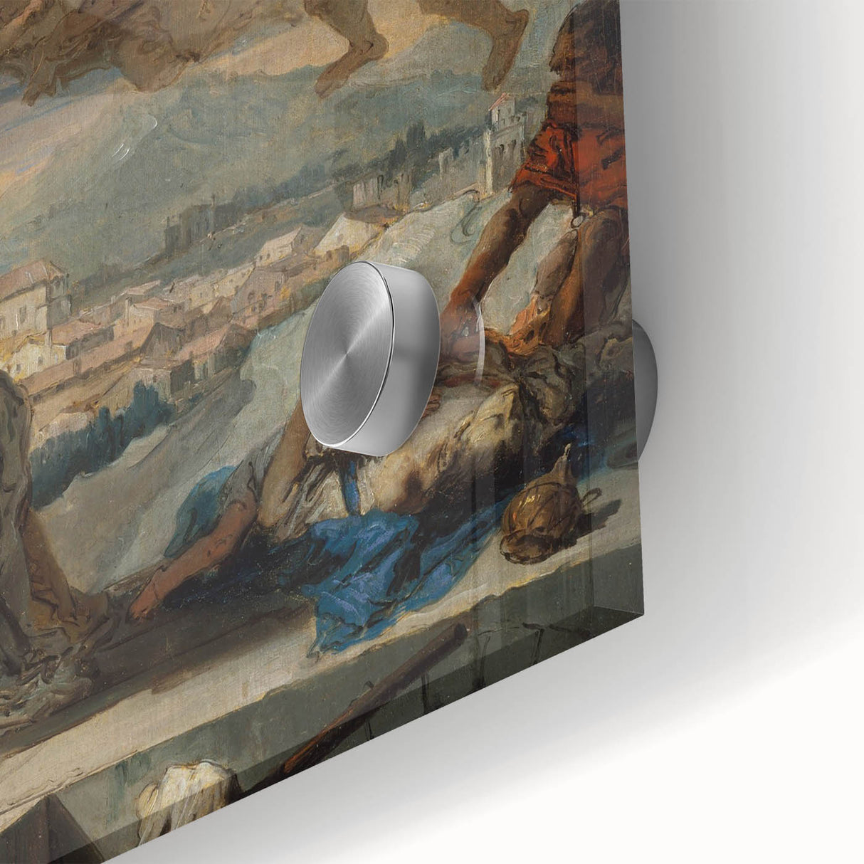 Romanticism Art - Saint Thecla Praying for the Plague-Stricken