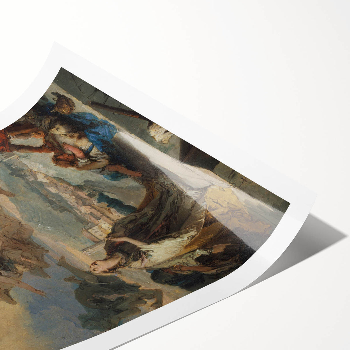 Romanticism Art - Saint Thecla Praying for the Plague-Stricken