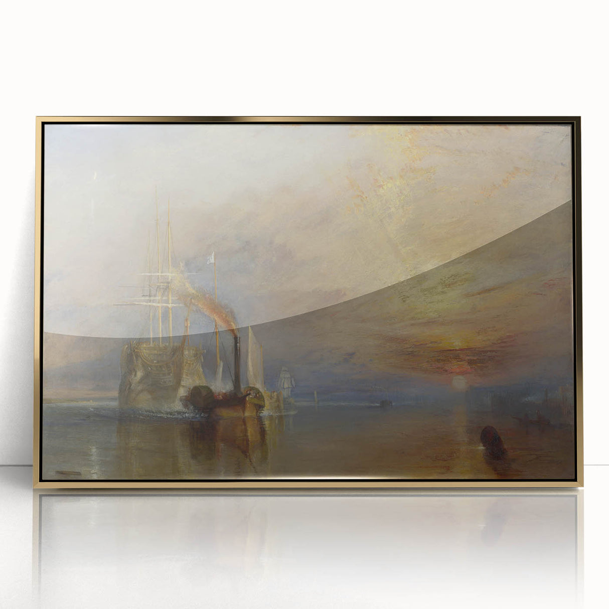 Romanticism Art - The Fighting Temeraire by J.M.W. Turner