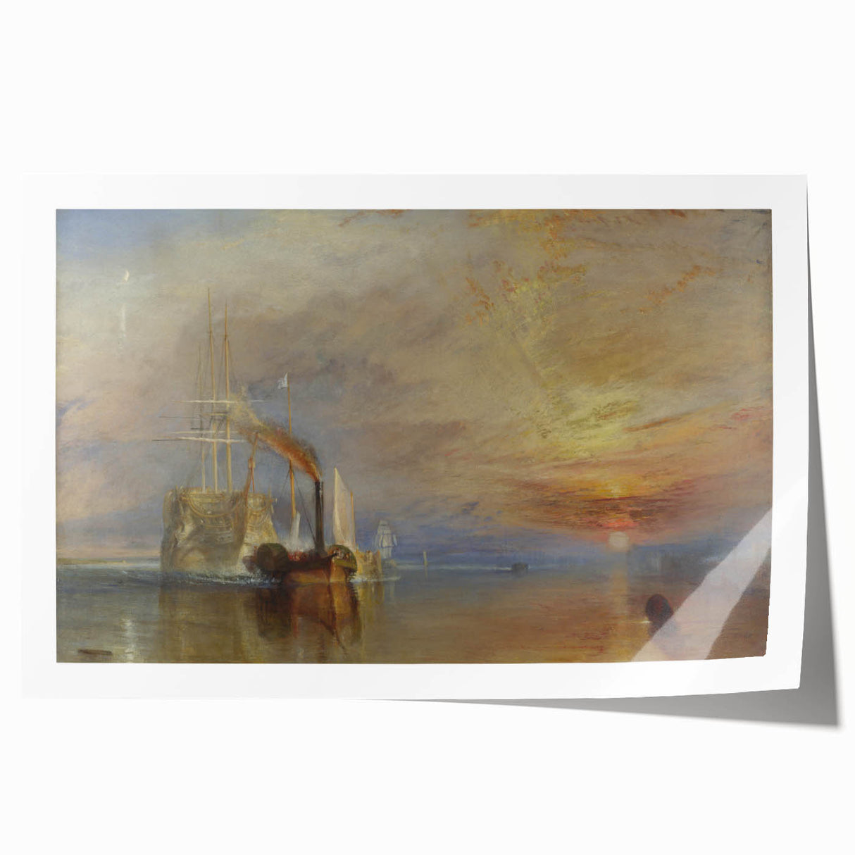 Romanticism Art - The Fighting Temeraire by J.M.W. Turner