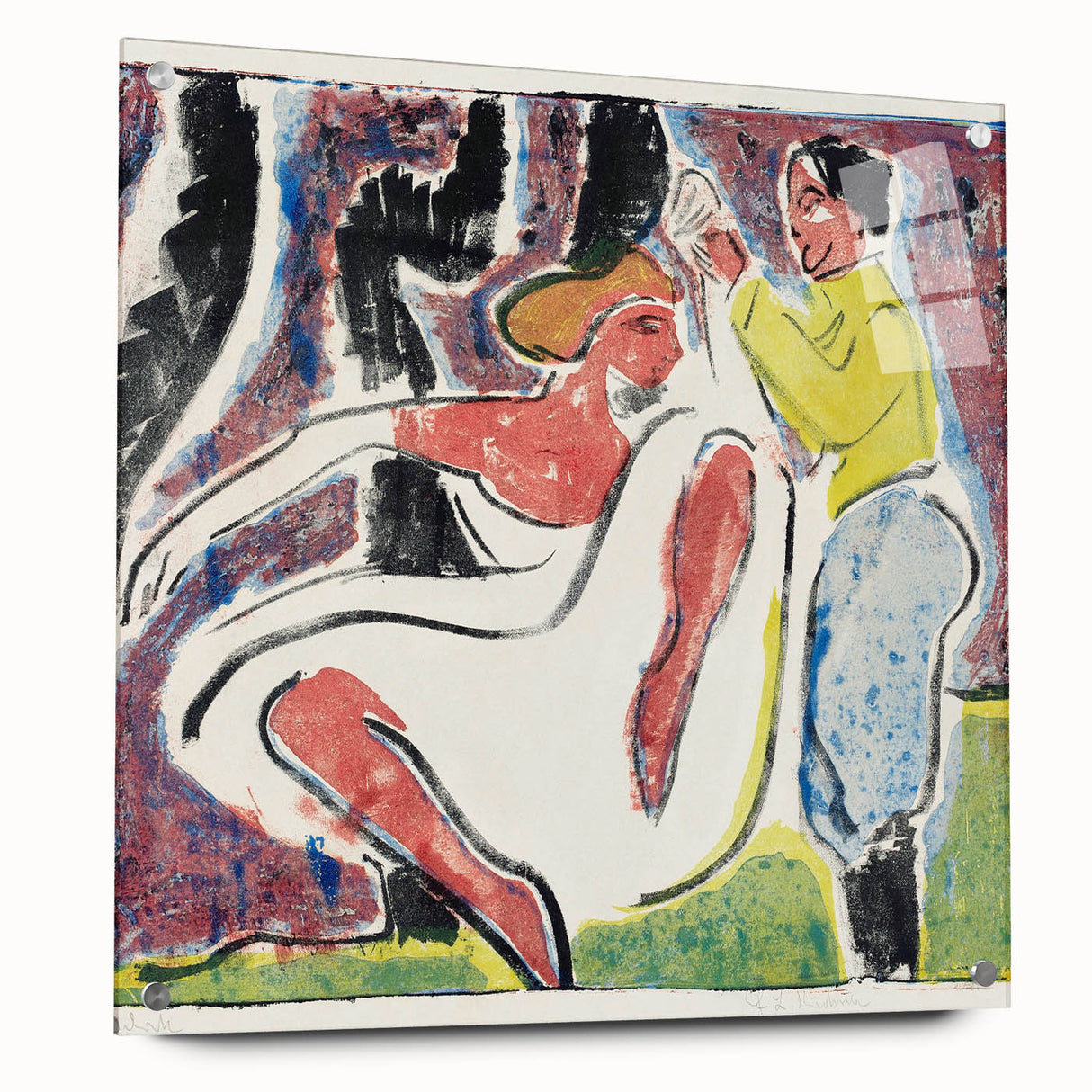 Expressionist Art - Russian Dancers by Ernst Ludwig Kirchner