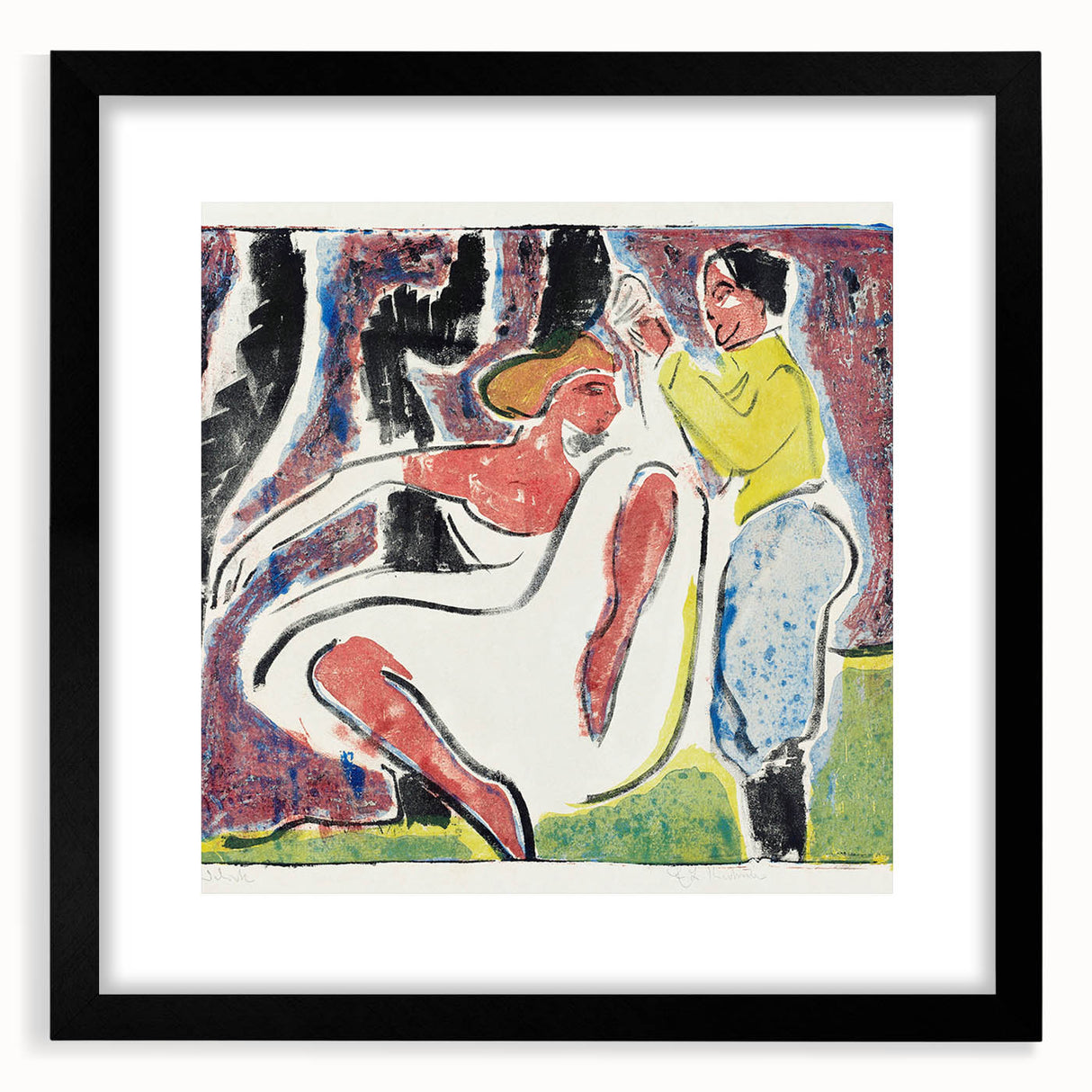 Expressionist Art - Russian Dancers by Ernst Ludwig Kirchner