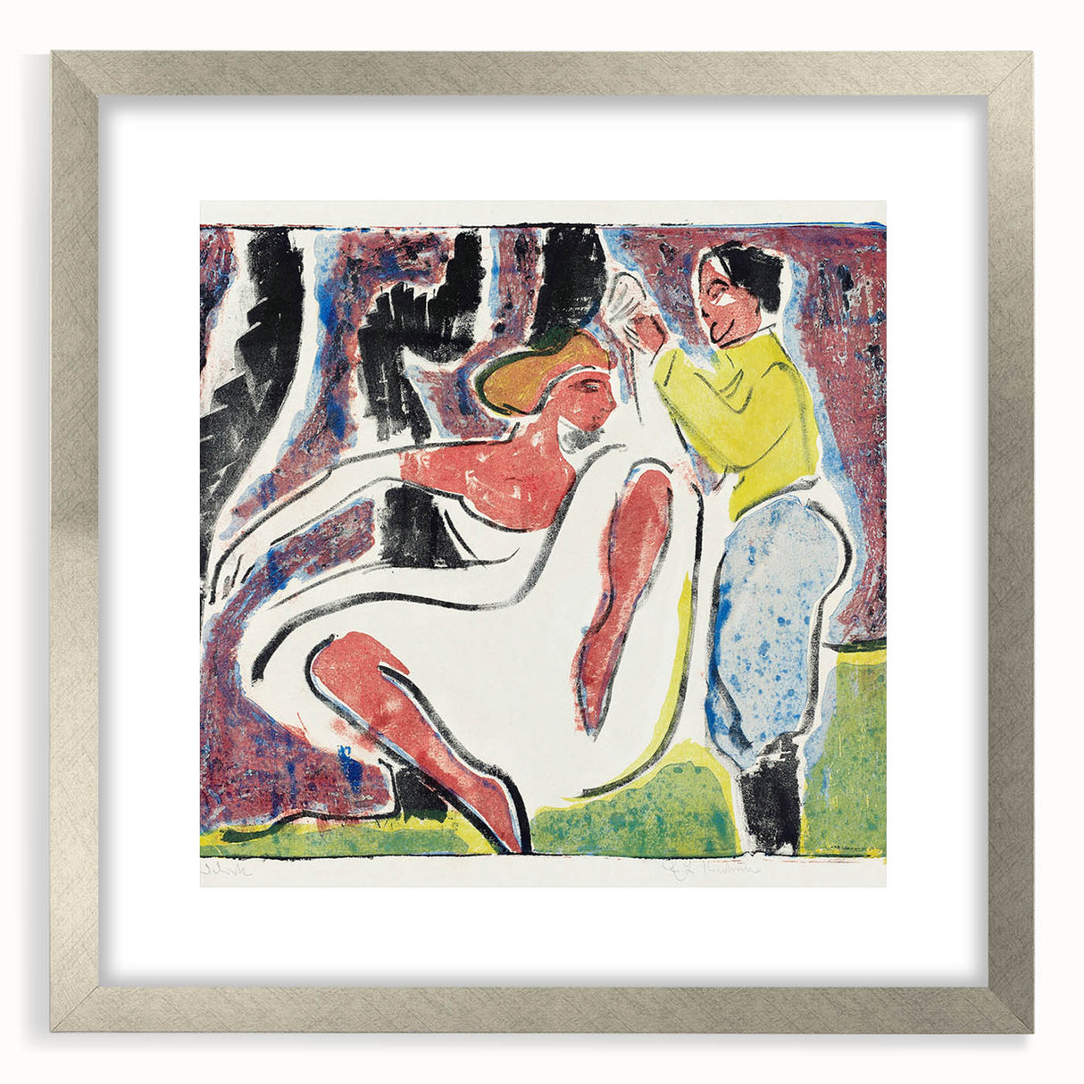 Expressionist Art - Russian Dancers by Ernst Ludwig Kirchner