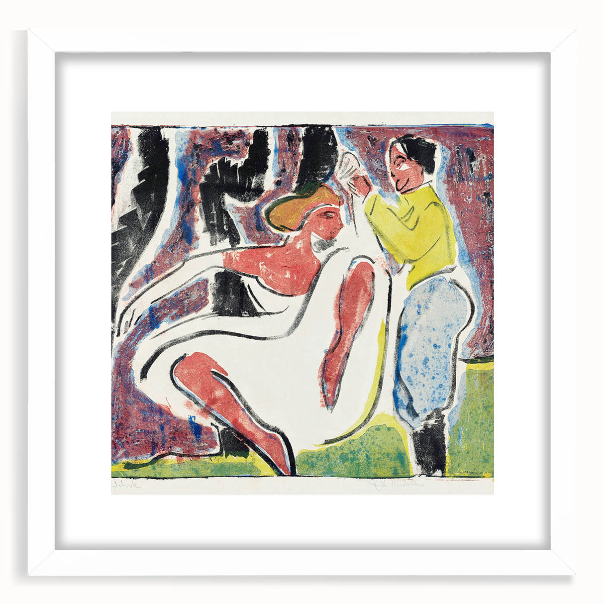 Expressionist Art - Russian Dancers by Ernst Ludwig Kirchner