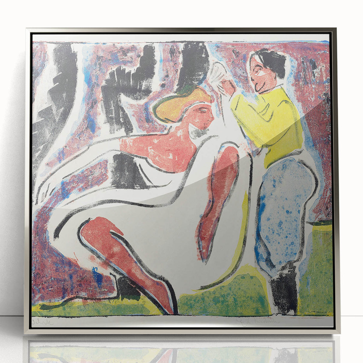 Expressionist Art - Russian Dancers by Ernst Ludwig Kirchner