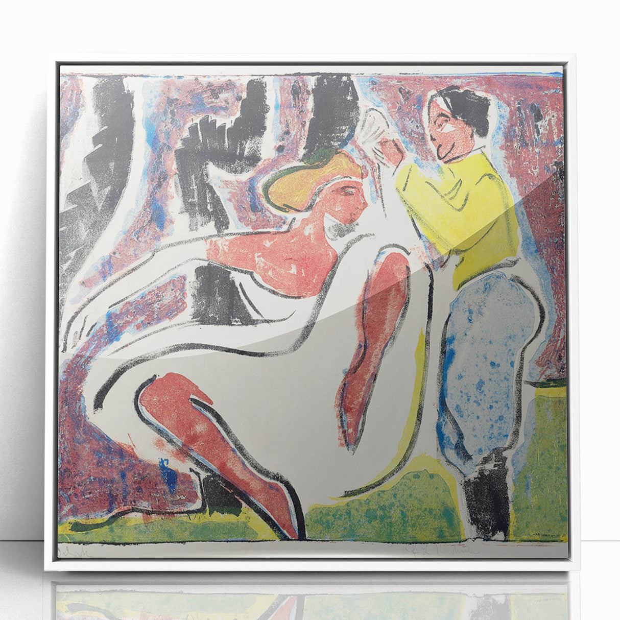 Expressionist Art - Russian Dancers by Ernst Ludwig Kirchner