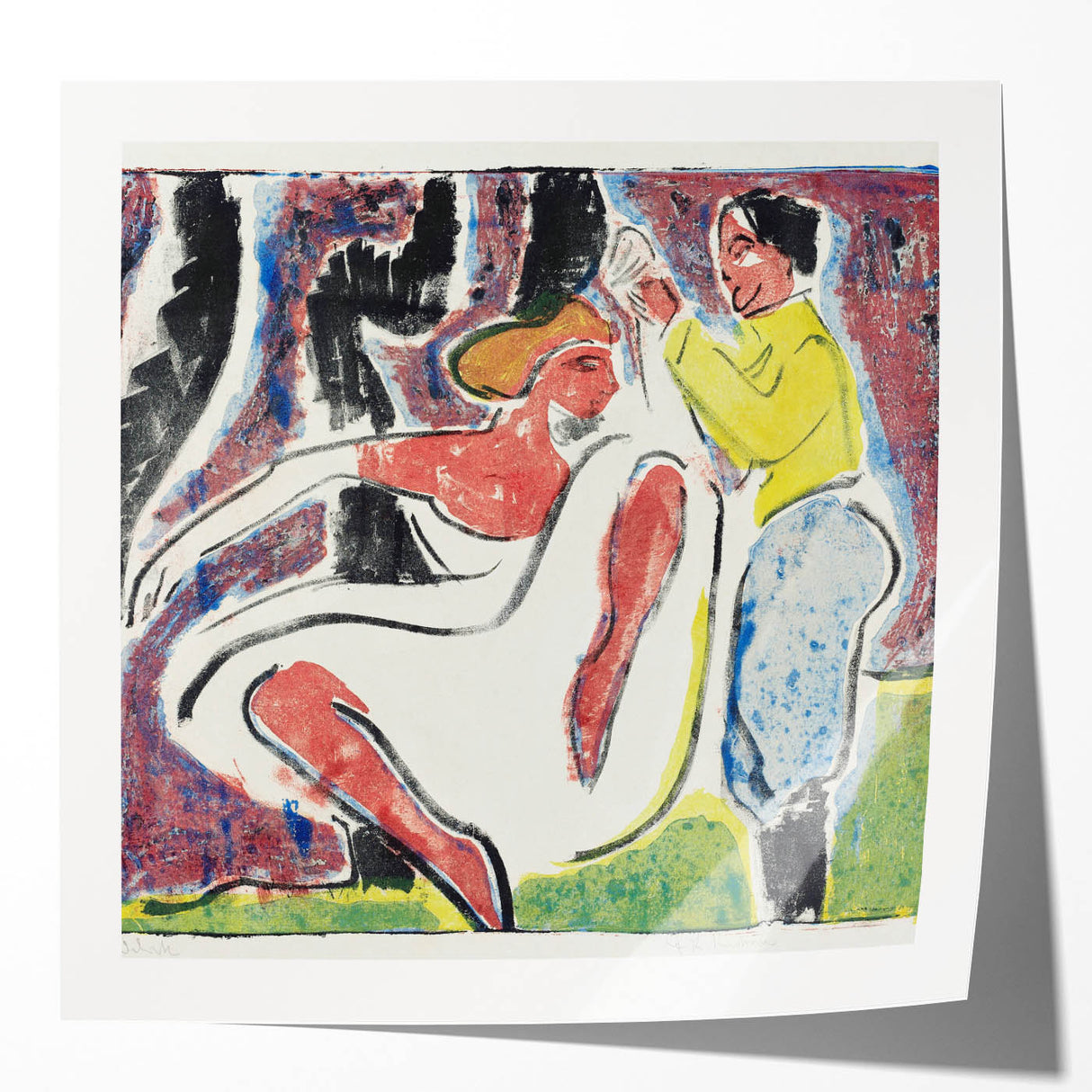 Expressionist Art - Russian Dancers by Ernst Ludwig Kirchner