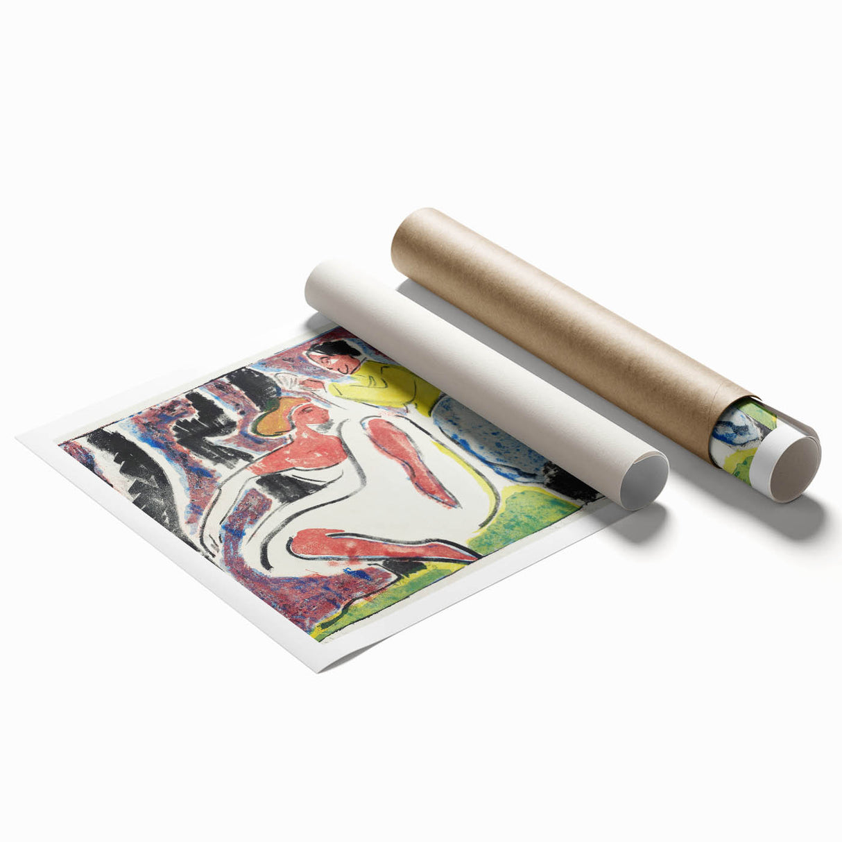 Expressionist Art - Russian Dancers by Ernst Ludwig Kirchner