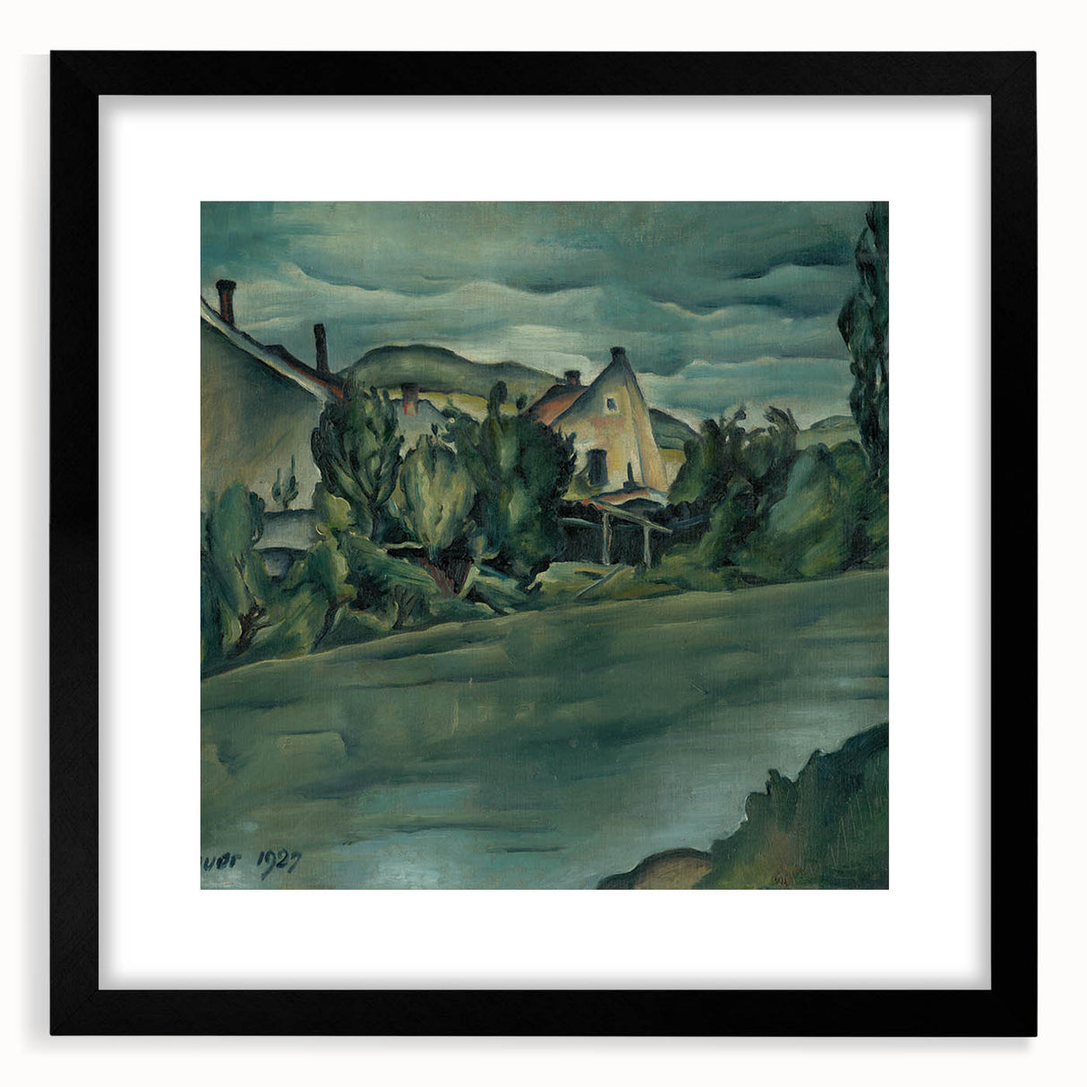 Expressionist Art - Řahanov Lines by Konštantín Bauer