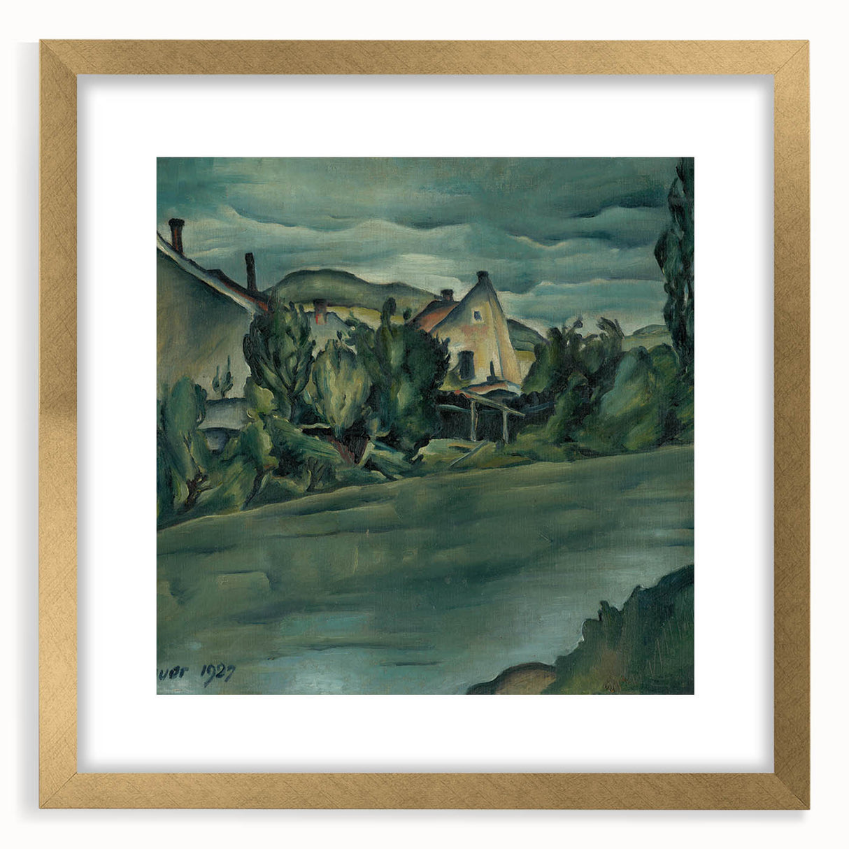 Expressionist Art - Řahanov Lines by Konštantín Bauer