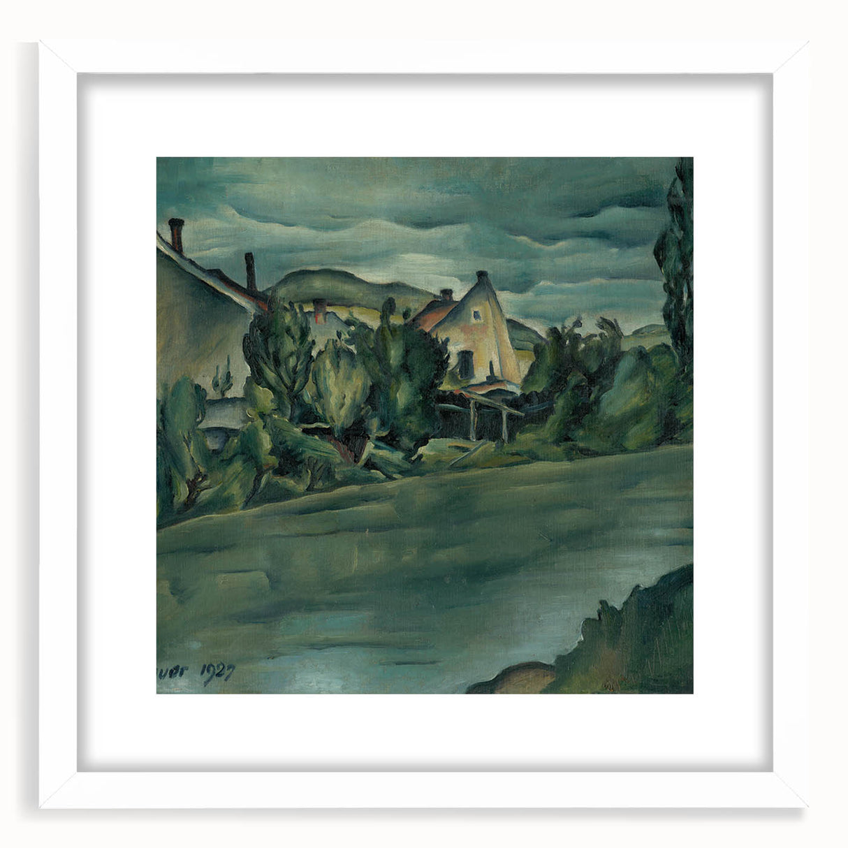 Expressionist Art - Řahanov Lines by Konštantín Bauer