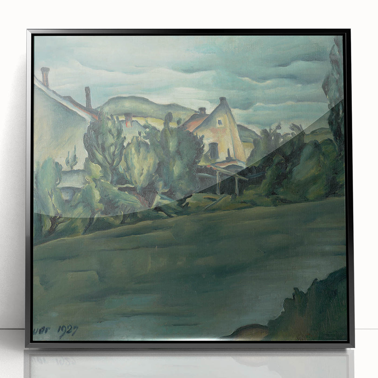 Expressionist Art - Řahanov Lines by Konštantín Bauer