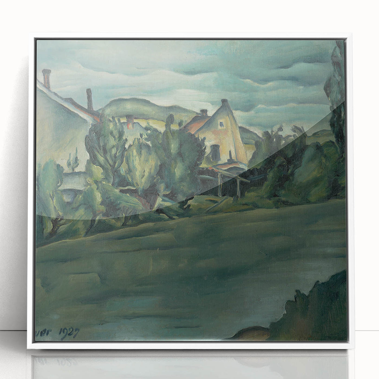 Expressionist Art - Řahanov Lines by Konštantín Bauer