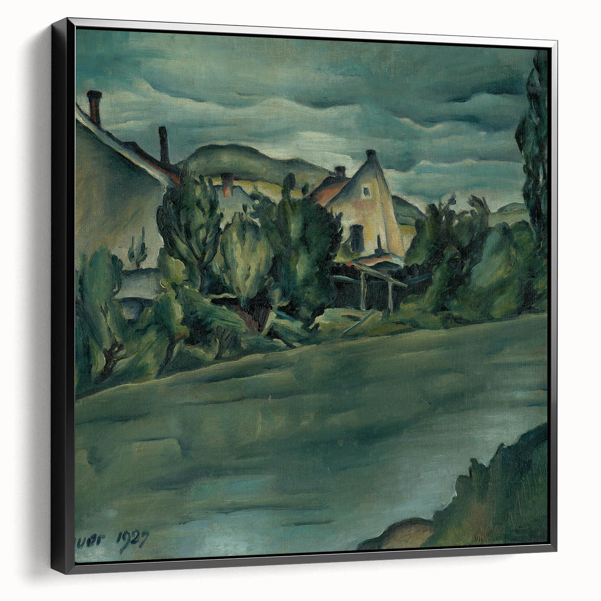 Expressionist Art - Řahanov Lines by Konštantín Bauer