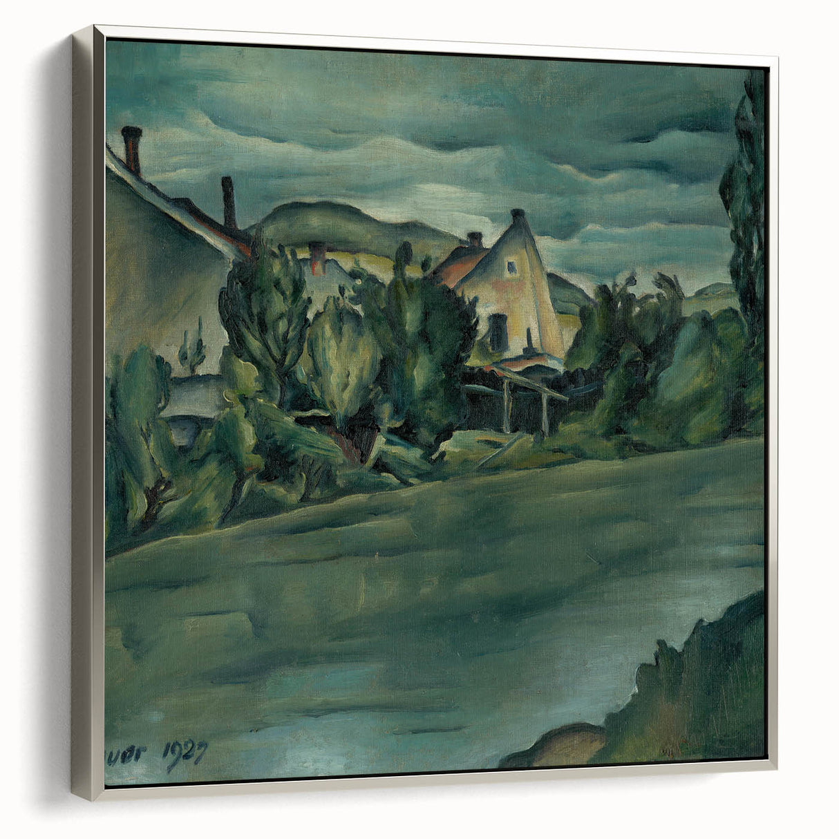 Expressionist Art - Řahanov Lines by Konštantín Bauer