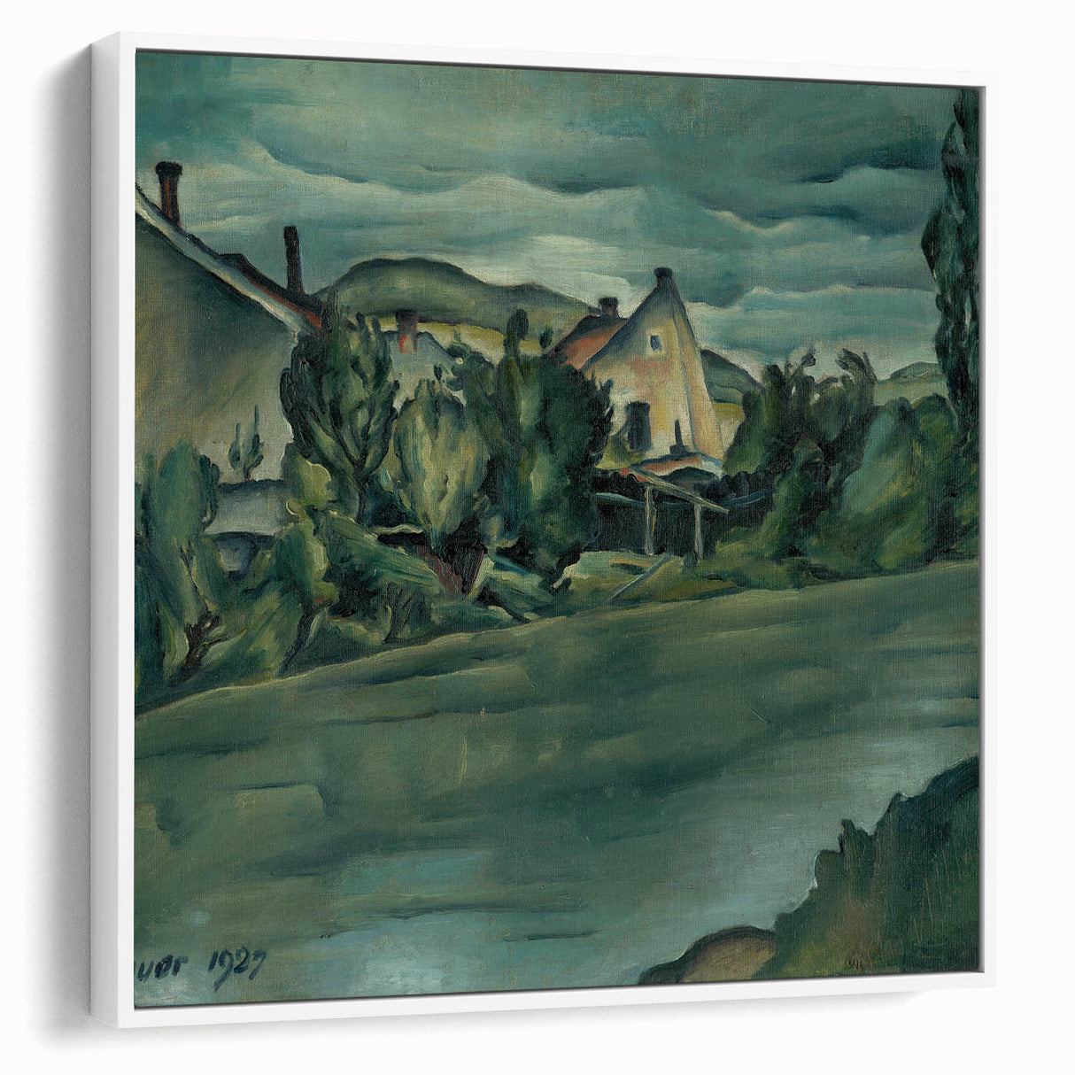 Expressionist Art - Řahanov Lines by Konštantín Bauer