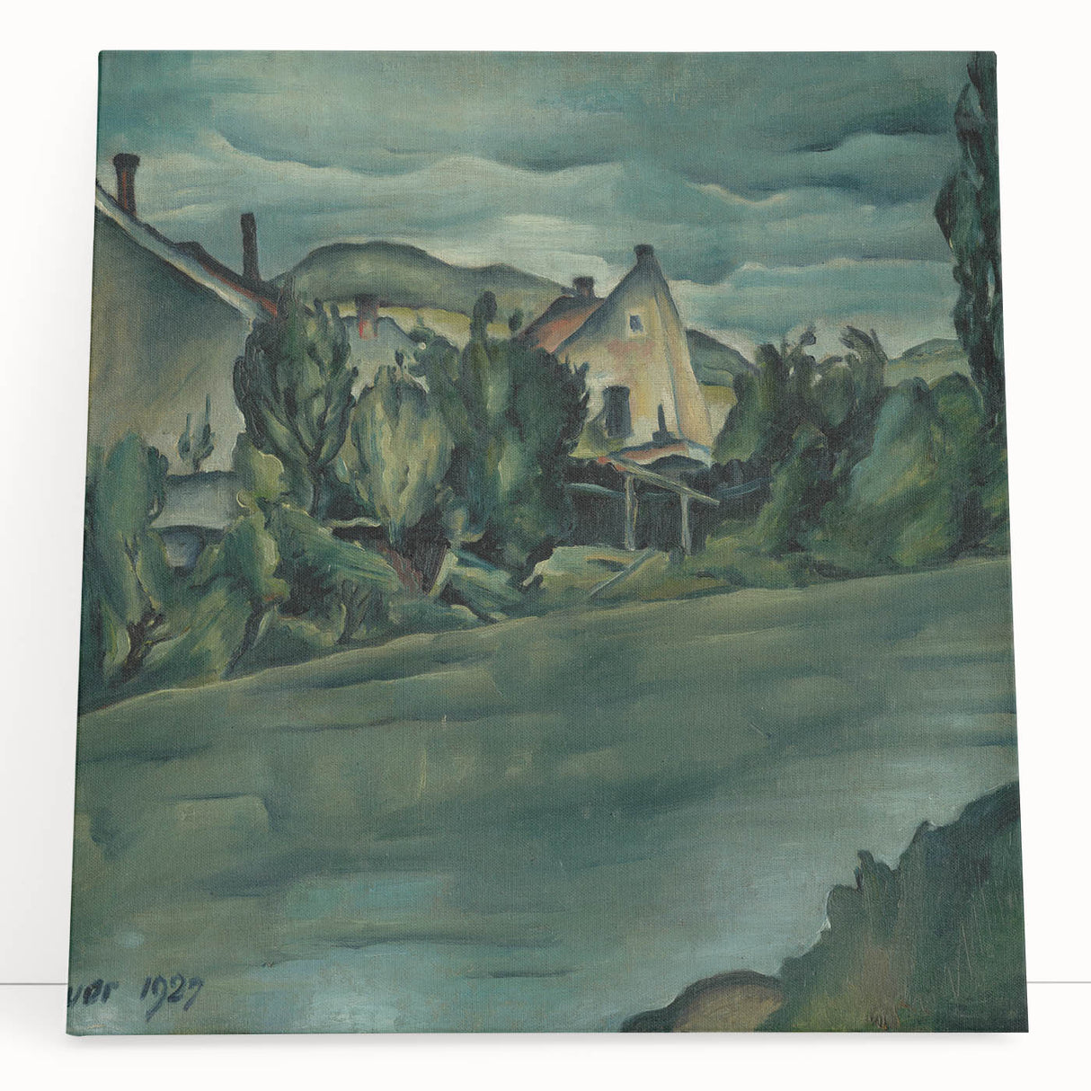 Expressionist Art - Řahanov Lines by Konštantín Bauer