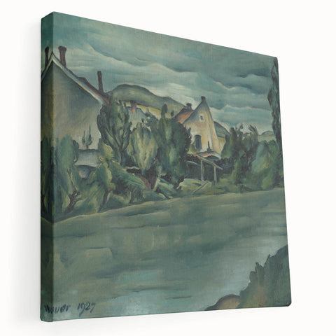 Expressionist Art - Řahanov Lines by Konštantín Bauer