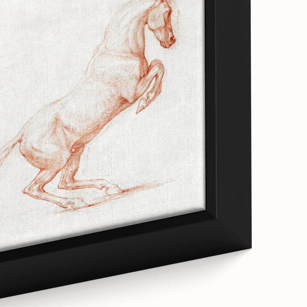 Romanticism Art: "Prancing Horse Sketch" by George Stubbs