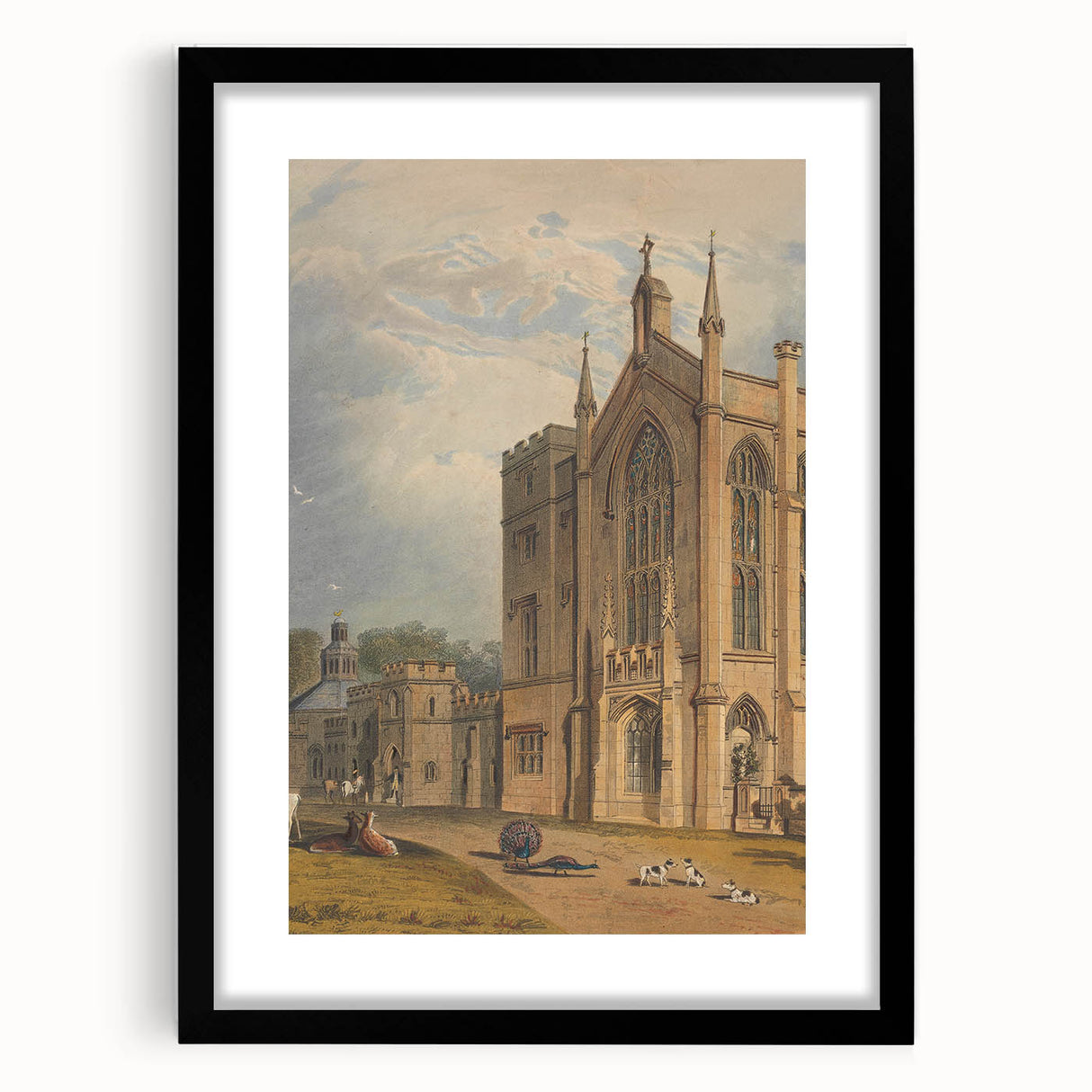 Romanticism Art - West Front of Cassiobury